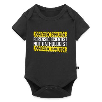 Forensics Forensic Scientist Forensic Science - Baby Premium short-sleeve bodysuit - black - Front