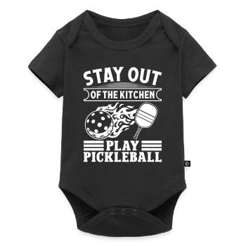 Out of the Kitchen Play Pickleball - Baby Premium short-sleeve bodysuit - black - Front