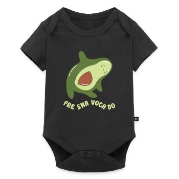 funny avocado avocado pun avocado lover - Baby Premium short-sleeve bodysuit - black - Front