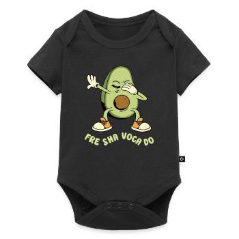 funny avocado avocado pun avocado lover - Baby Premium short-sleeve bodysuit - black - Front