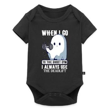 Bodybuilding Powerlifting Weightlifting Fitness - Baby Premium Kurzarmbody - Schwarz - Vorne