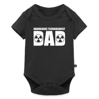 Lustiger Radiologieassistent Papa - Baby Premium Kurzarmbody - Schwarz - Vorne