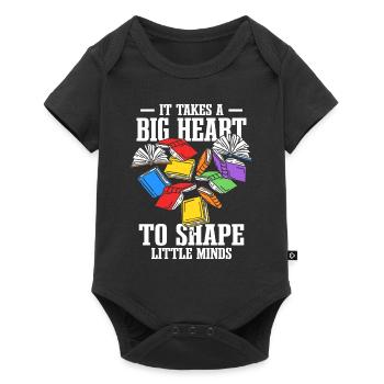 Citation de l’enseignant Enseigner aux élèves de l’école - Body à manches courtes Premium Bébé - noir - Devant