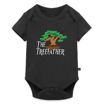 Bonsai Japan Silhouette Gardener Gardening Lover - Baby Premium short-sleeve bodysuit - black - Front