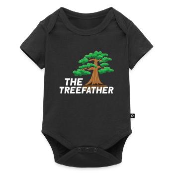 Bonsai Japan Silhouette Gardener Gardening Lover - Baby Premium short-sleeve bodysuit - black - Front
