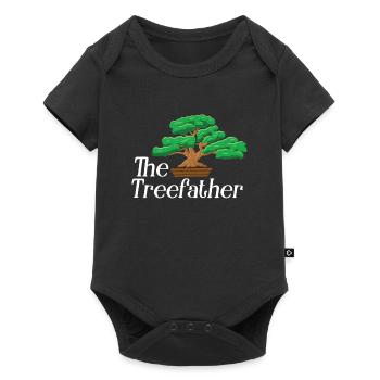 Bonsai Japan Silhouette Gardener Gardening Lover - Baby Premium short-sleeve bodysuit - black - Front