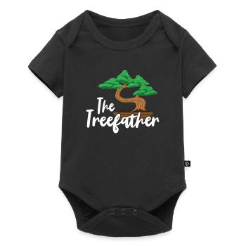 Bonsai Japan Silhouette Gardener Gardening Lover - Baby Premium short-sleeve bodysuit - black - Front