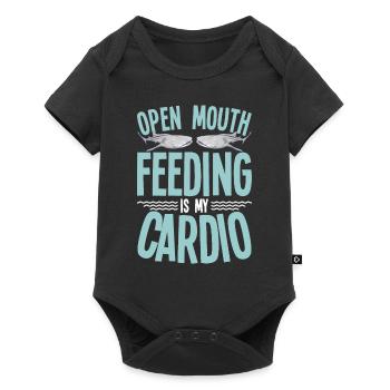 Whale Watching Whale Watching Orca Blue Whale - Baby Premium short-sleeve bodysuit - black - Front