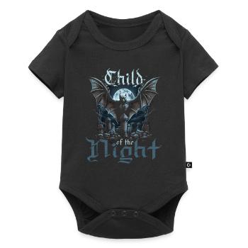 Child Of The Night, Gothic Subculture Emo Vampire - Baby Premium Kurzarmbody - Schwarz - Vorne