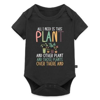 Tout ce dont j’ai besoin Plantes et autres plantes - Body à manches courtes Premium Bébé - noir - Devant