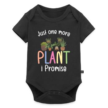 Just one more Plants i promise - Baby Premium short-sleeve bodysuit - black - Front