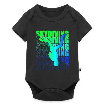 Parachutisme Freefly Chemise Parachutisme - Body à manches courtes Premium Bébé - noir - Devant