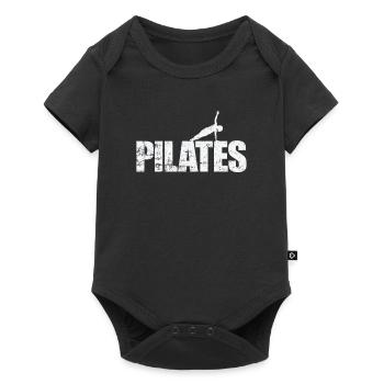 Pilates Yoga Powerhouse Fitness - Body à manches courtes Premium Bébé - noir - Devant