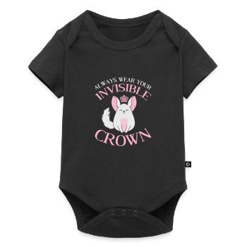 Chinchilla - Body à manches courtes Premium Bébé - noir - Devant