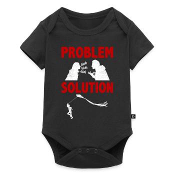 Kite Flying Kite Kite Maker Problem Solution Hobby - Baby Premium short-sleeve bodysuit - black - Front