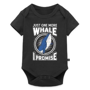 Whale Watching Whale Watching Orca Blue Whale - Baby Premium short-sleeve bodysuit - black - Front