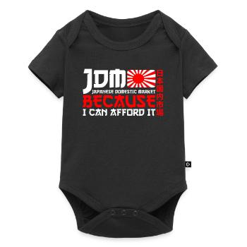 JDM Marché intérieur japonais Parce que je peux me permettre - Body à manches courtes Premium Bébé - noir - Devant