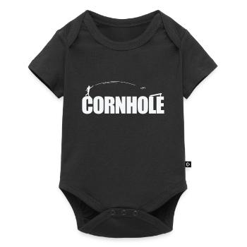 Cornhole Sport Game Leisure Friends - Baby Premium short-sleeve bodysuit - black - Front
