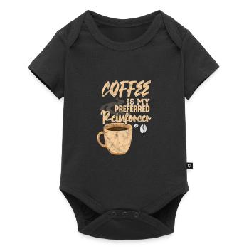 Café - Body à manches courtes Premium Bébé - noir - Devant