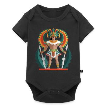 Ancient Aztec God Mixcoatl Historic Inca Mythology - Baby Premium Kurzarmbody - Schwarz - Vorne