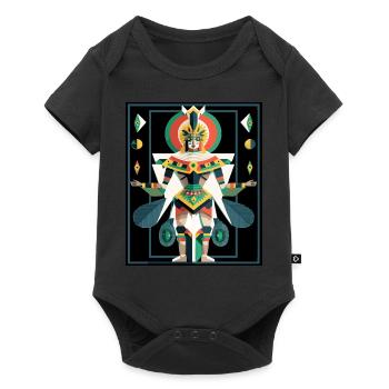Ancient Aztec Deity Tialoc Maya Inca Mythology - Baby Premium Kurzarmbody - Schwarz - Vorne