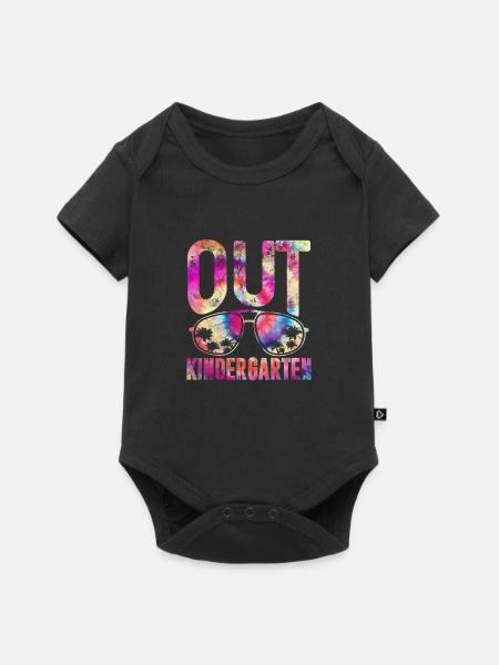Kindergarten - Baby Premium Kurzarmbody - Schwarz