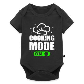 Cooking Mode On Cook Chef's Hat Kitchen Chef Cook - Baby Premium short-sleeve bodysuit - black - Front