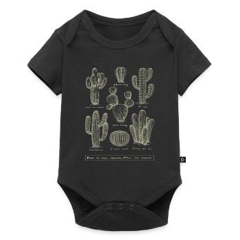 Cactus species cactus plant - Baby Premium short-sleeve bodysuit - black - Front