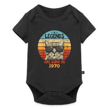 Les légendes sont nées en 1983 Anniversaire Cadeau - Body à manches courtes Premium Bébé - noir - Devant