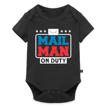 Postman Postman Letter Parcel Service Gift - Baby Premium short-sleeve bodysuit - black - Front