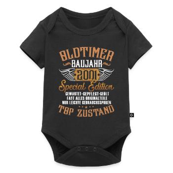 20. Geburtstag Mann Oldtimer Jahrgang 2001 - Baby Premium Kurzarmbody - Schwarz - Vorne