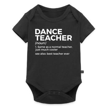 Dancing for dance teachers - Baby Premium short-sleeve bodysuit - black - Front