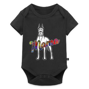 Great Dane Great Dane Mama - Baby Premium short-sleeve bodysuit - black - Front