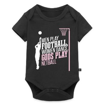 Gods Play Netball - Baby Premium short-sleeve bodysuit - black - Front