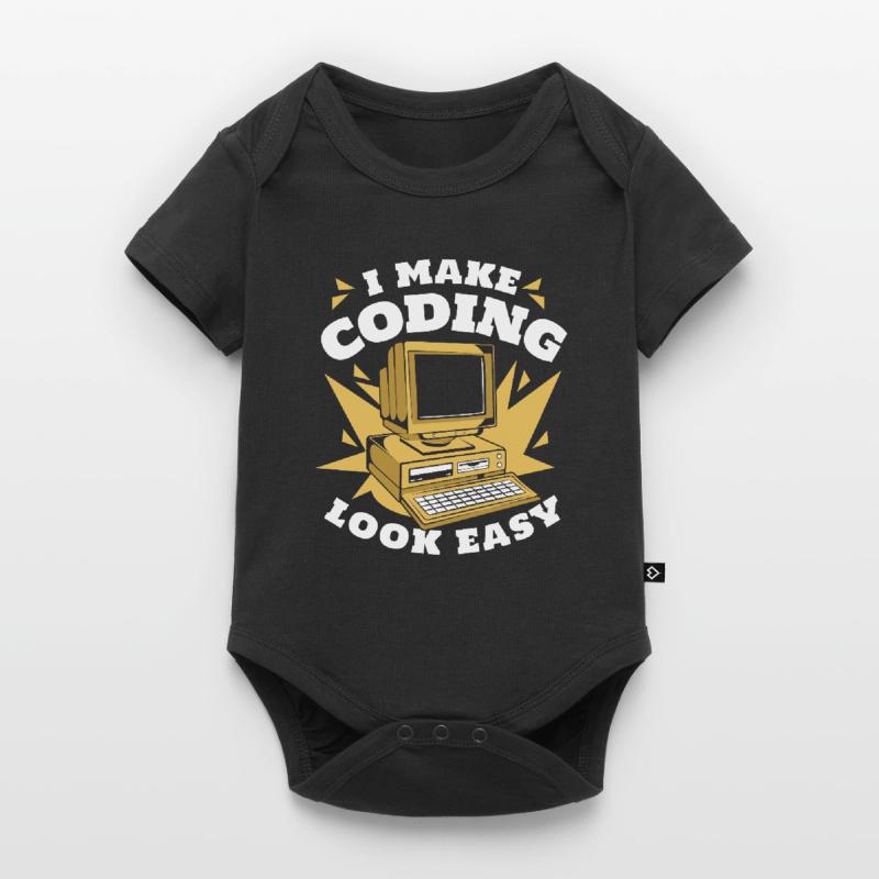 Je rends le codage facile Developer Coder Body à manches courtes Premium Bébé