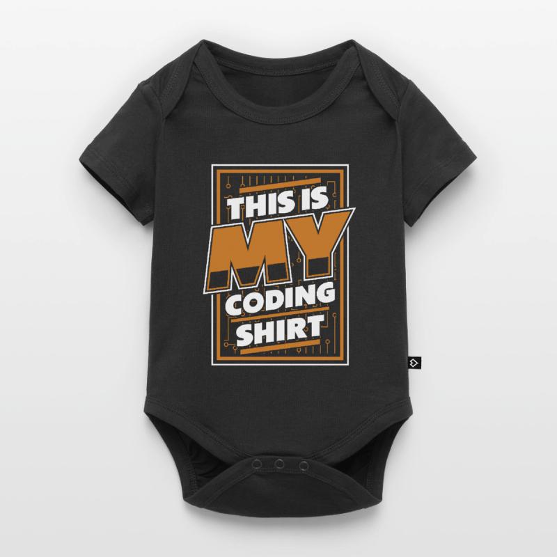This Is My Coding Clothing Developer Coder Baby Premium Kurzarmbody