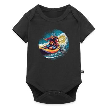 KAYAKS CANOE RAFTING BOAT Kayaking - Baby Premium short-sleeve bodysuit - black - Front