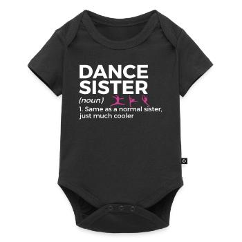 Dancing for dancers - Baby Premium short-sleeve bodysuit - black - Front