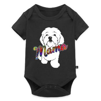 Maltese Maltese Mama - Baby Premium short-sleeve bodysuit - black - Front
