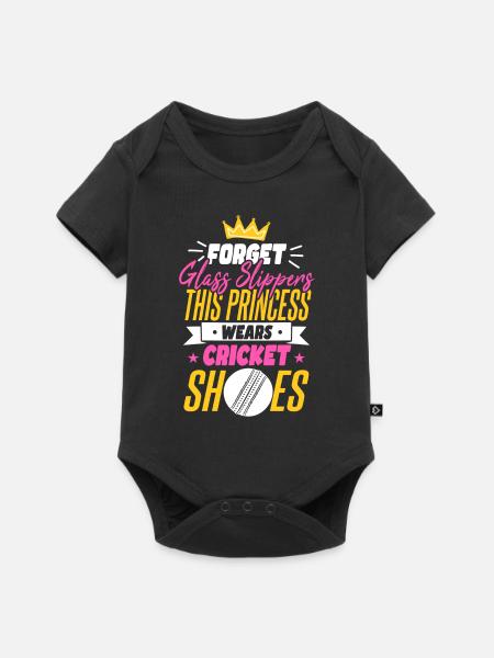 Cricket-Mädchen - Baby Premium Kurzarmbody - Schwarz