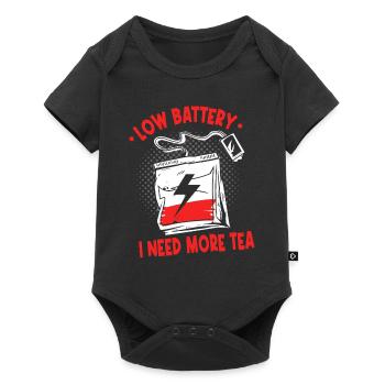 I need more tea | Teabag | Funny Tea Infusion - Baby Premium short-sleeve bodysuit - black - Front