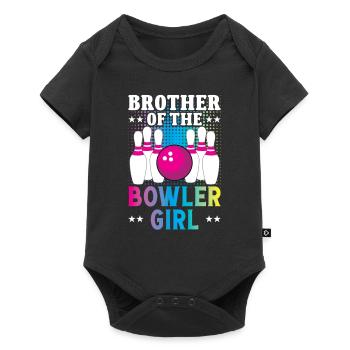 Brother of the Bowler Girl - Baby Premium Kurzarmbody - Schwarz - Vorne