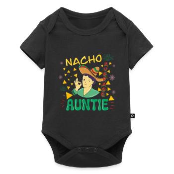 NACHO TANTE MOYENNE 3 - Body à manches courtes Premium Bébé - noir - Devant