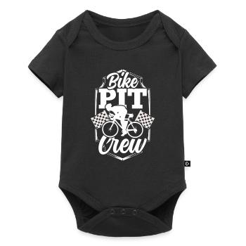 Bicycle pit crew Cyclists Cyclists Bicycle races - Baby Premium short-sleeve bodysuit - black - Front