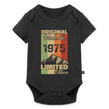 1975 Original - Fabriqué en 1975 - Edition Limitée - Body à manches courtes Premium Bébé - noir - Devant