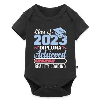 Class Of 2023 Diploma Achieved - Baby Premium short-sleeve bodysuit - black - Front