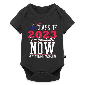 Class Of 2023 We Graduated Now - Baby Premium short-sleeve bodysuit - black - Front