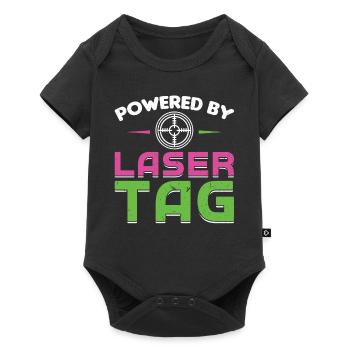 Propulsé par Laser Tag - Body à manches courtes Premium Bébé - noir - Devant