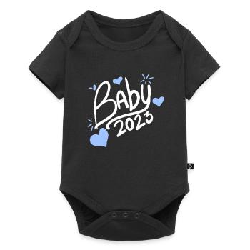 Bébé 2023 Garçon - Body à manches courtes Premium Bébé - noir - Devant