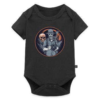 Metal Detector Probe Probe Pinpointer-retro - Baby Premium short-sleeve bodysuit - black - Front
